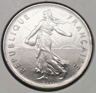 *FRANCJA [0100] *5 Franków 1975 signatura O.Roty H