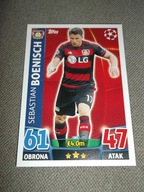 MATCH ATTAX 2015-2016 Bayer Leverkusen Sebastian Boenisch 203