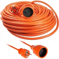 Przedłużacz ogrodowy FORTRADE 50 m pomarańczowy DŁUGI