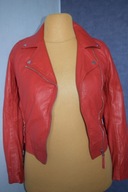 STRADIVARIUS KURTKA SKÓRZANA RAMONESKA DAMSKA _38