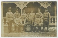 I05 CK KuK 1914 - 1916 bagnet medale czapki trąbka grupa