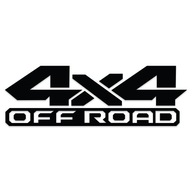 Naklejka 4x4 OFFROAD zmota wyprawa wodoodporna bez tła od GravArt