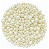 Posypka na tort perełki perłowe dekoracje cukrowe urodziny wesele 45g