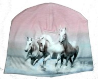 H&M CZAPKA CZAPECZKA KONIE J NOWA