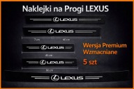 5 szt Naklejki Ochronne Lexus Na Progi RX NX GS ES IS