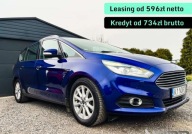 Ford S-Max Bezwypadkowy, FV23, Titanium, KredytowanieLeasing, gwarancja 12m