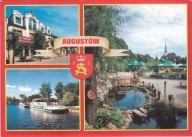 AUGUSTÓW - HERB - PAMIĄTKOWY STEMPEL - STATEK M/S SERWY