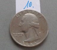 1/4 DOLARA - QUARTER DOLLAR z 1966 roku