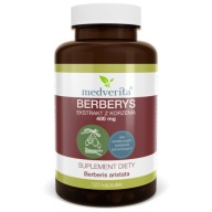 MEDVERITA Berberys ekstrakt z korzenia 400mg 120 kapsułek