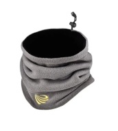 Polarowy zimowy komin ze ściągaczem szary