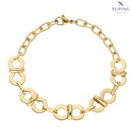 73745 BRANSOLETKA 18K POZŁACANA 20 CM 10 MM łańcuch z kółkami