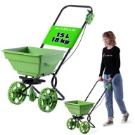 SIEWNIK DO TRAWY NAWOZU SOLI ROZSIEWACZ RĘCZNY 15L