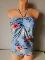 Śliczna góra Beach Peacocks tankini EU 48