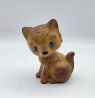 KOT z ceramiki KOLEKCJONERSKI miniaturka 6 cm