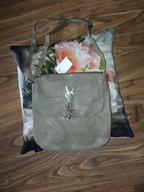 Listonoszka torebka damska skóra ekologiczna brązowy