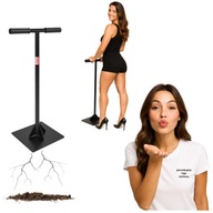 UBIJAK MOCNY STALOWY 25X25 CM 12,5 KG DO KOSTKI PIASEK ZIEMIA FUNDAMENTY