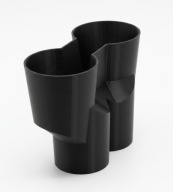 Fiat 500S 2015 modyfikacja uchwytu na kubek