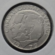 *SZWECJA [0079]*1 korona 1979 (SVERIGE) Król Karol XVI Gustaw, Korona *1 KR