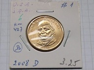 1 dolar 2008 John Quincy Adams, mennica Denver, holder, seria prezydenci
