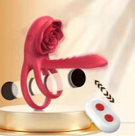 Wibrujący pierścień na penisa stymulator łechtaczki aplikacja SYG1002 MY027