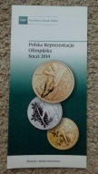 Folder 10 zł 2014 ,IGRZYSKA OLIMPIJSKIE SOCZI,stan I