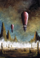 Akwarela "Ziemie jałowe" r.n.