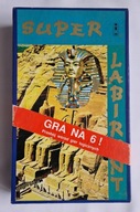 Gra planszowa logiczna Super Labirynt PRL, 100% kompletna