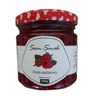Dżem malinowy, domowy, 200 gram