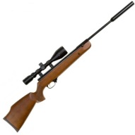 Wiatrówka Weihrauch HW90K GAS RAM 4,5 mm + Bushnell Trophy XLT + Akcesoria
