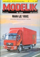 MODELIK 12/06 : samochód ciężarowy MAN LE 180C