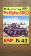 Czołg lekki Pz. Kpfw. 38(t)