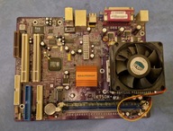 Płyta główna ECS K7SOM+ V:7.5A (z CPU i pamięcią)