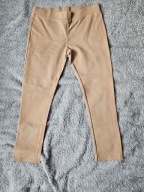 Legginsy damskie beżowe