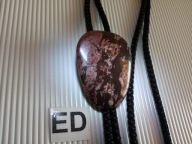 BLO 408 KRAWAT BOLO KAMIEŃ JASPIS BRĄZOWY