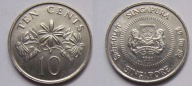 Singapur 10 Cent 1991