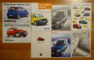 FIAT - PROSPEKTY HISTORYCZNE - ZESTAW 8 SZTUK - ZA PSIE PIENIĄDZE