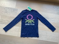 Bluzka długi rękaw BENETTON rozm.150 NOWA ORGANIC COTTON