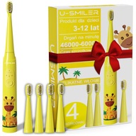 PROFESJONALNA SZCZOTECZKA SONICZNA DO ZĘBÓW ELEKTRYCZNA DLA DZIECI 3-12 LAT