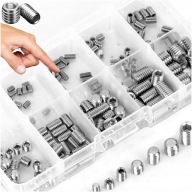 Zestaw Śrub Docisków Imbusowych Robaczki 100szt.