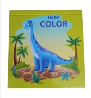 MINI COLOR KOLOROWANKA DLA DZIECI DINOZAUR MAŁY FORMAT KOLOROWANKA MINI
