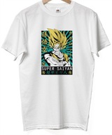 Męska koszulka Vegeta Super Saiyan Goku Anime