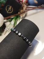 Bransoletka z Kodem Grabovoja Hematyt szkło