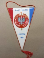 Proporczyk SB MO Rzeszów 1989 PRL Milicja MSW