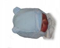 Czapka puchata mięciutka obwód 40-44 cm 3 mce+ Nowa #123