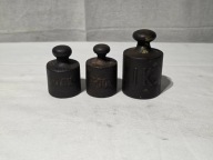 Stare odważniki stalowe Austro-Węgry 0.5-1kg