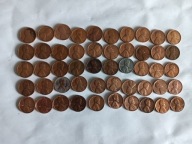 1 cent USA mix 50 sztuk