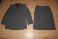 Garsonka szara klasyczna rozmiar 40