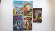 5 x PIERS ANTHONY - Przesmyk Centaura + Nocna mara + Zamek Roogna + Smok ..