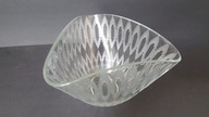 Stara szklana designerska misa design vintage