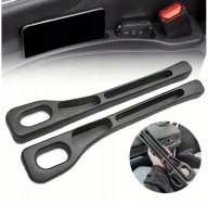 2X Wypełniacz Szczeliny Między Fotelami Wypełnienie Między Fotel Czarne